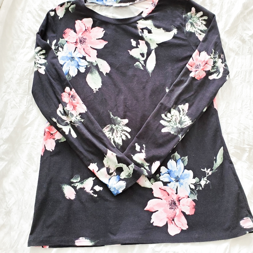 Reborn J long we've floral tee